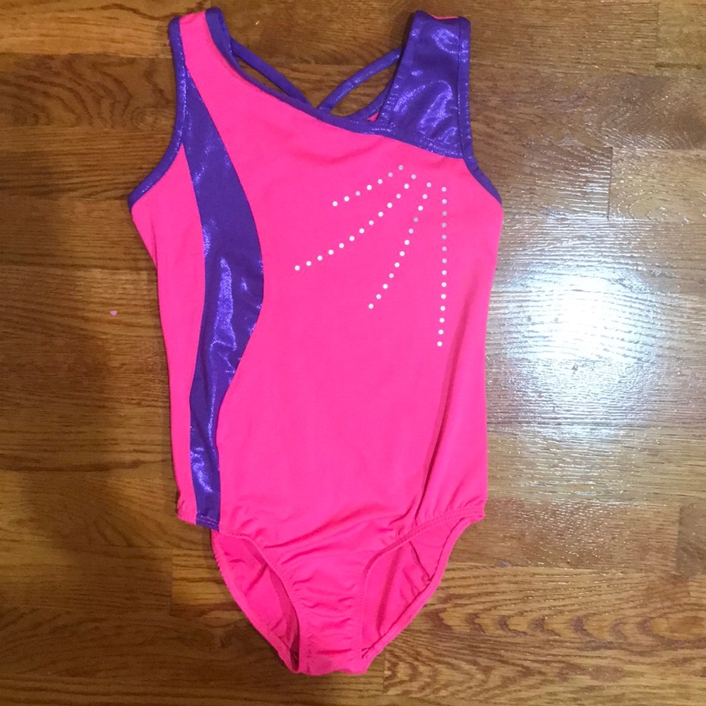 Sparked Pink and Purple Leotard